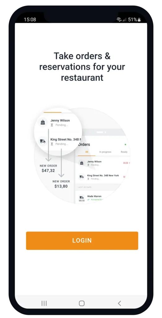Mobile Friendly App for online ordering