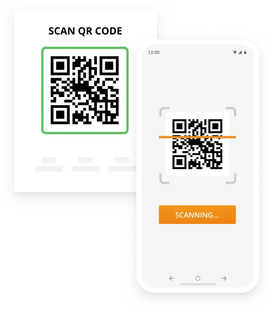 Scan QR Code for faster online ordering